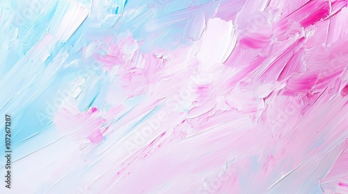 An Expressive Blend of Aquamarine and Cherry Blossom Pink Creates a Dreamy Abstract Background