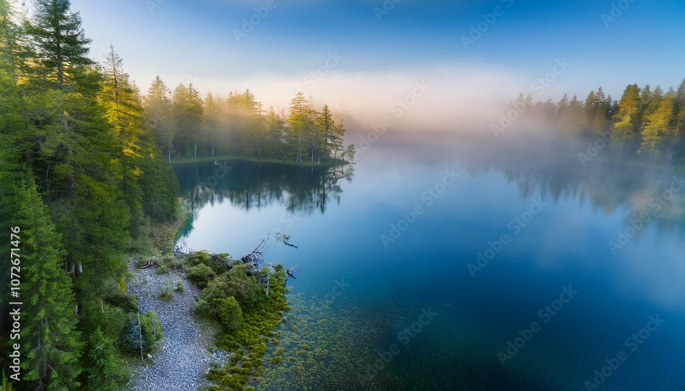 A quiet lake is perfect for moments of solitude. A quiet lake is perfect for moments of solitude.