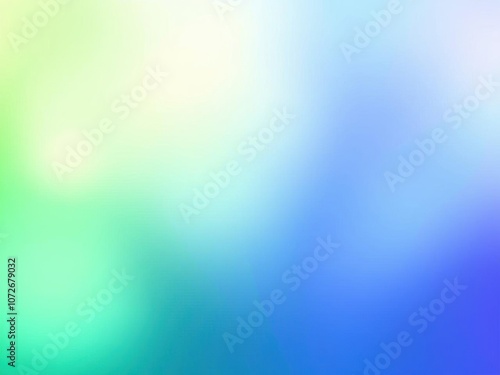 Glowing green and blue gradient abstract background with ethereal light effects, gradient, digital