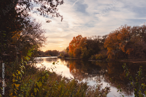 The Grand River in autumn