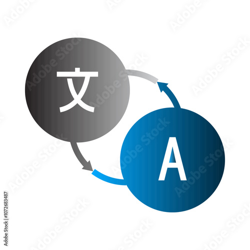 Translate icon template