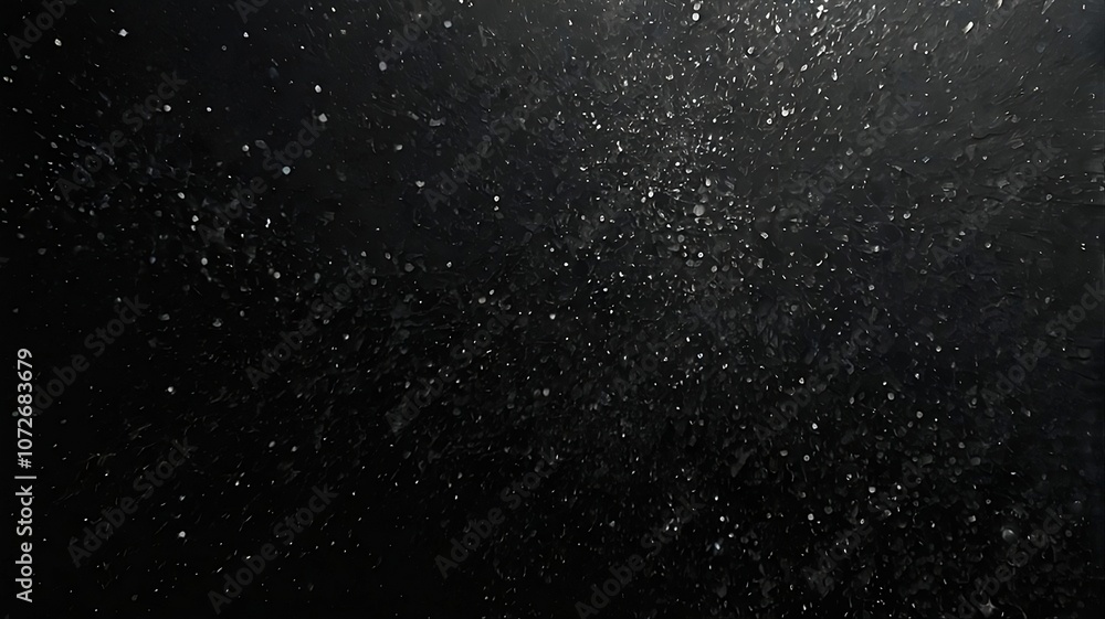 Obraz premium rain drops on black glass background