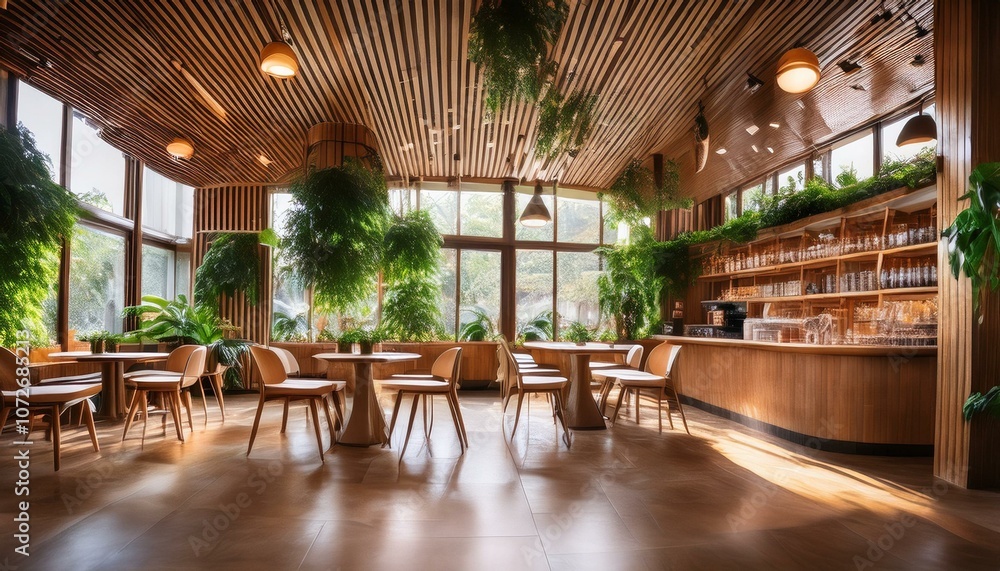 Fototapeta premium The cafe offers a sense of belonging and warmth. 
