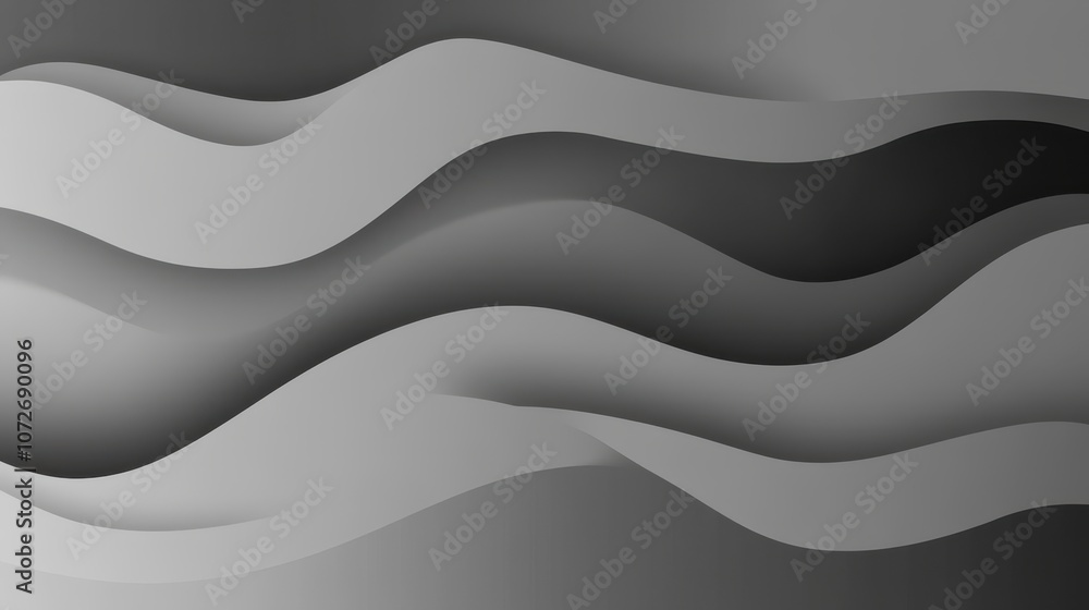 Abstract Gray Wave Background - Modern Minimalist Design for Website or Presentation. Abstract Gray Wave Background - Modern Minimalist Design for Website or Presentation.