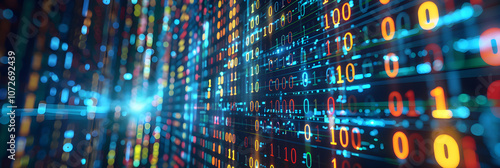 Wallpaper Mural Abstract Representation of MD5 Hash Algorithm and Data Encryption - A Dark Thematic Concept Torontodigital.ca