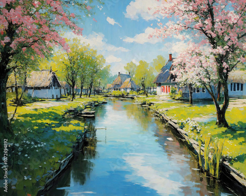 [ai art] small town in europe