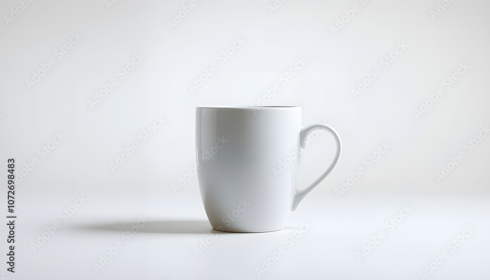 Beautiful mug mockup isolated with white highlights, png Beautiful mug mockup isolated with white highlights, png
