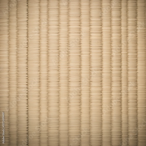 Traditional Tatami Mat Texture Background