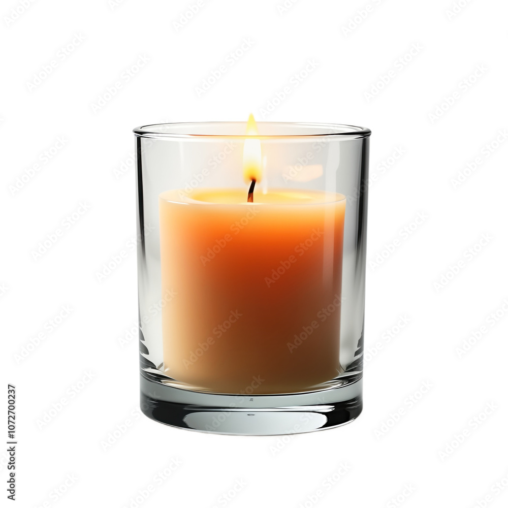 Candle in glass jar, lit. Wax candle inside clear glass container. Soft warm light. Interior decor, relaxation, spa ambiance. Romantic setting. Meditation, mindfulness, spiritual peace. Transparent. Candle in glass jar, lit. Wax candle inside clear glass container. Soft warm light. Interior decor, relaxation, spa ambiance. Romantic setting. Meditation, mindfulness, spiritual peace. Transparent.