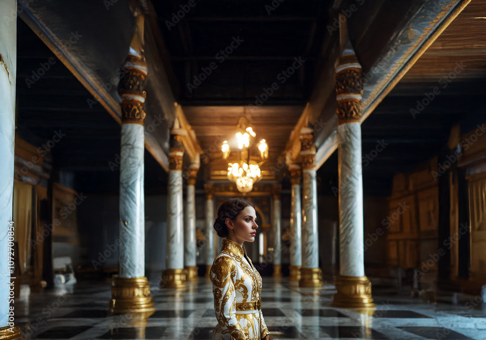 Fototapeta premium Discover tales of adventure and bravery associated with princesses. 