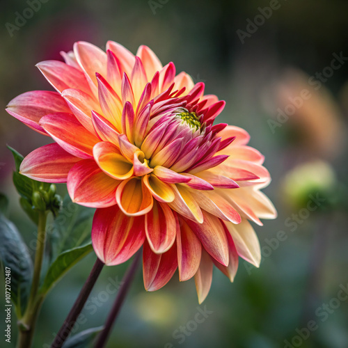 red dahlia flower. flower, pink, nature, dahlia, plant, garden, bloom, chrysanthemum, beauty, blossom, red, macro, flora, yellow, petal, flowers, closeup, spring, petals, purple, summer, beautiful, fl