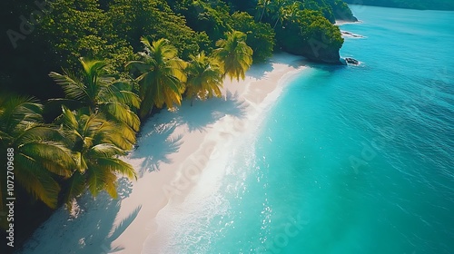 Discover the serenity of beaches with lush palm trees