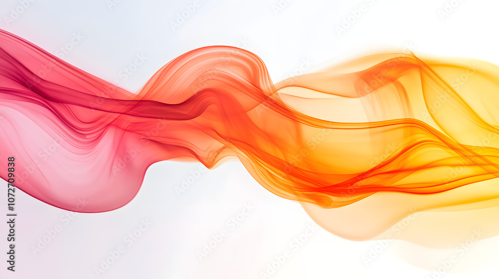 Abstract orange and red abstract shapes with fluid movement. Abstract orange and red abstract shapes with fluid movement.
