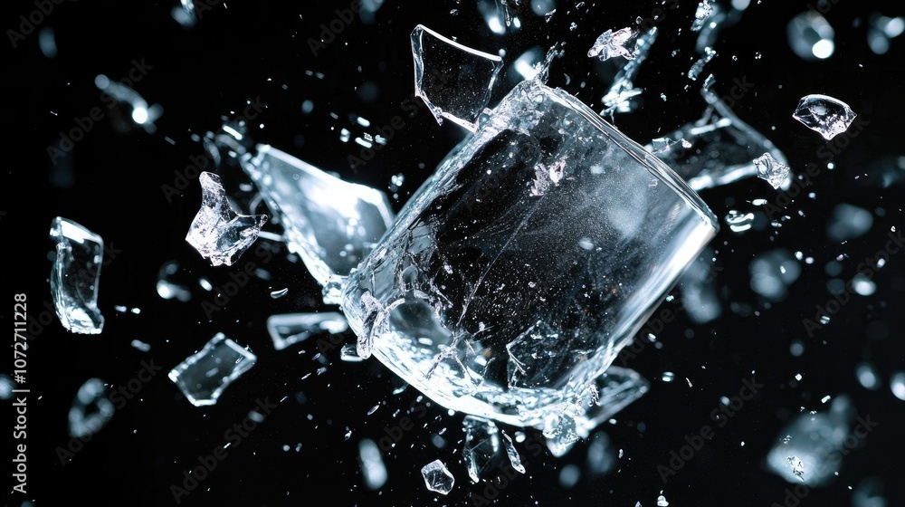 Shattered Glass Creating Dynamic Visual Impact Shattered Glass Creating Dynamic Visual Impact