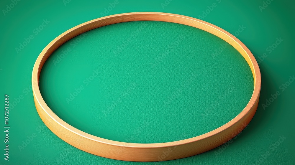 Golden Round Podium on Green Background Mockup for Product Display Golden Round Podium on Green Background Mockup for Product Display