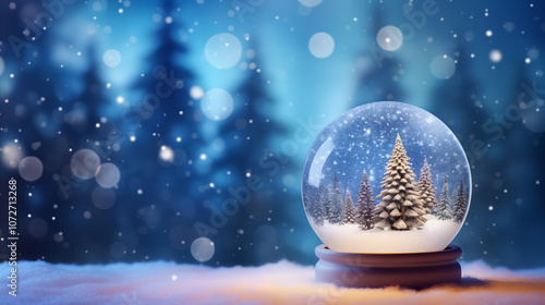Christmas Snowball. Christmas Background