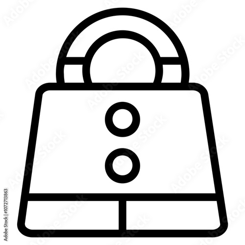 Shopping Line Icon