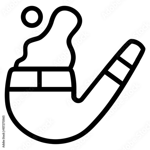 Smoking Line Icon