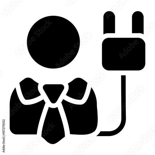 Connection Solid Icon