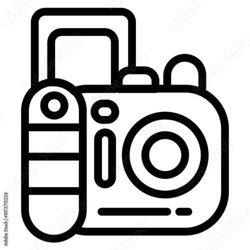 Instax Camera Line Icon