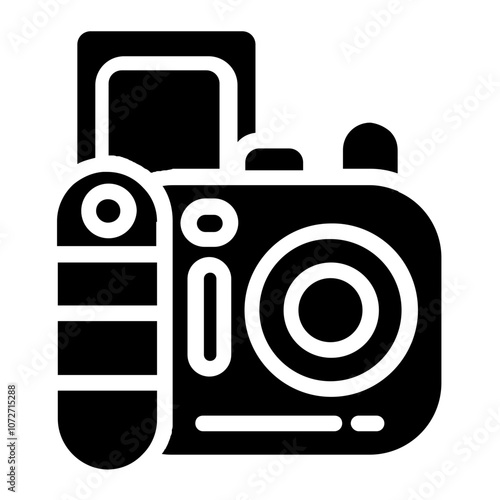 Instax Camera Solid Icon