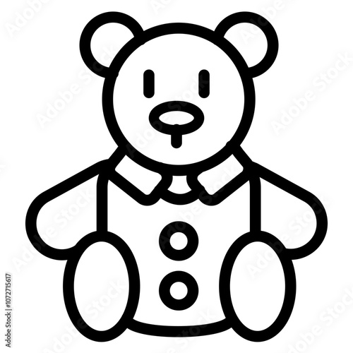 Gummy Bear Line Icon