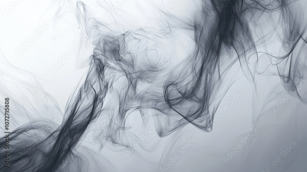 Fototapeta premium Abstract Smoke Waves in Soft Focus