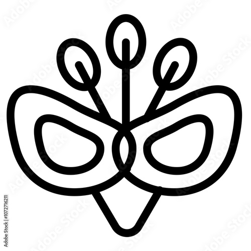 Mask Line Icon