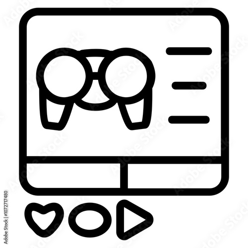 Poster Feed Line Icon