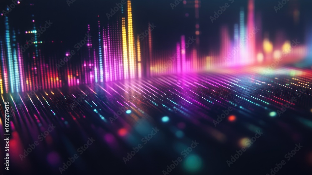Vibrant Audio Visual Spectrum Light Display Vibrant Audio Visual Spectrum Light Display