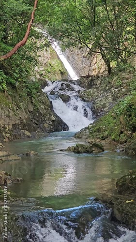 Cascada en las montañas de la Provincia De Los Santos