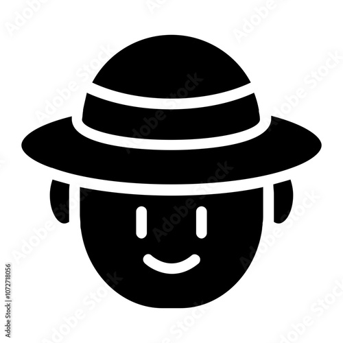 Farmer Solid Icon