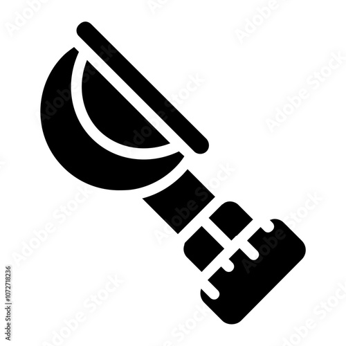 Micrometer Solid Icon