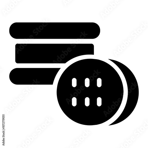 Biscuit Solid Icon