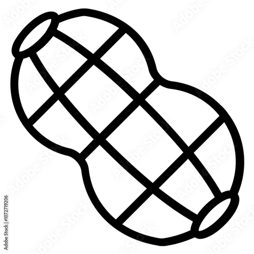 Peanut Line Icon