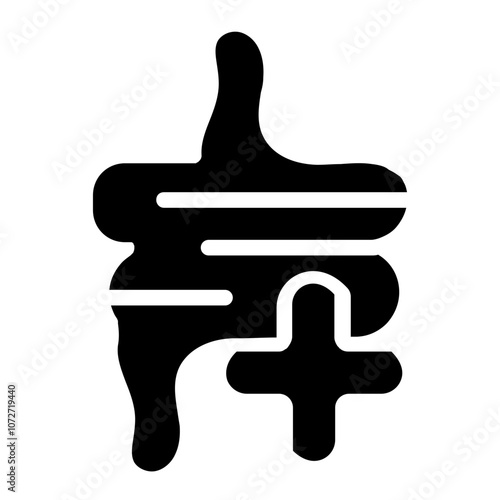 Healthy Gut Solid Icon