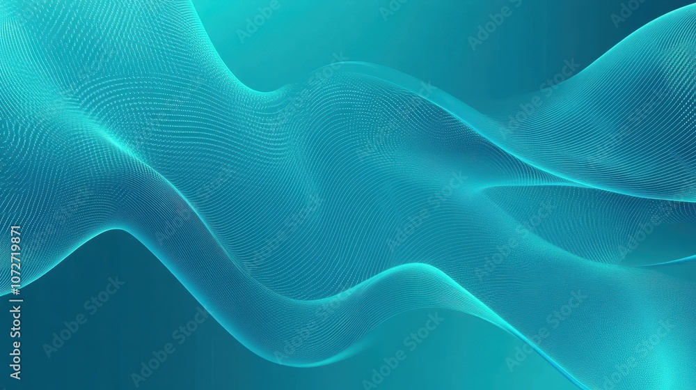 Abstract Teal and Blue Wave Pattern with Geometric Grid for Technology, Futuristic, and Digital Design Background Abstract Teal and Blue Wave Pattern with Geometric Grid for Technology, Futuristic, and Digital Design Background