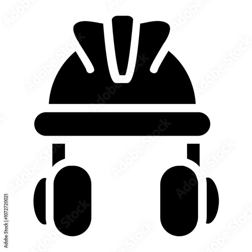 Earmuff Solid Icon