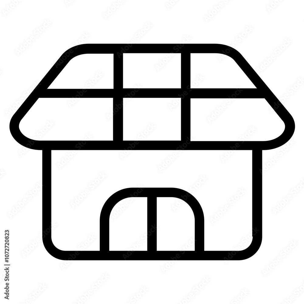 Solar Panel Line Icon Solar Panel Line Icon