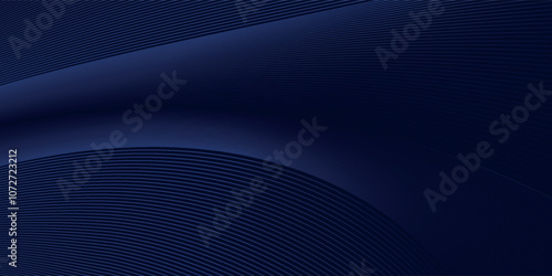 Premium background design with diagonal dark blue line pattern. Vector horizontal template for digital lux business banner, contemporary formal invitation, luxury voucher, prestigious gift certificate