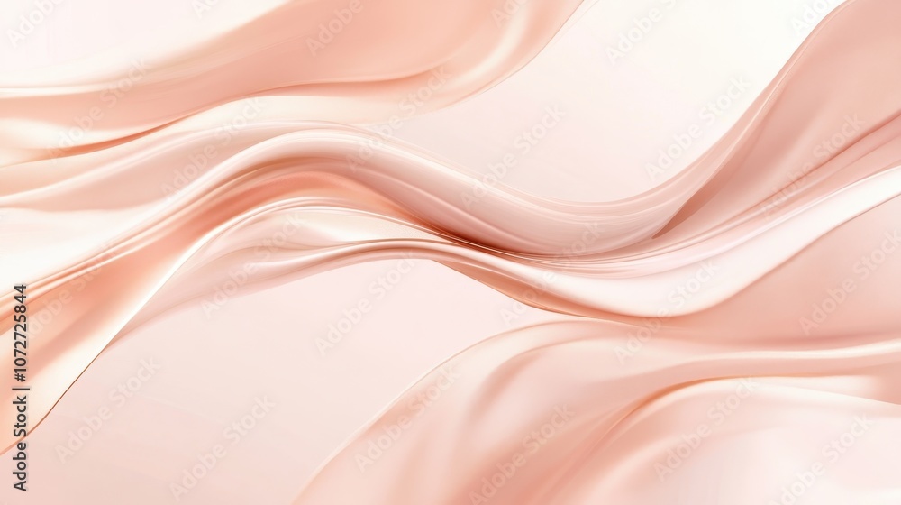 Abstract Smooth Flowing Pink and White Liquid Wave Texture Background. Abstract Smooth Flowing Pink and White Liquid Wave Texture Background.