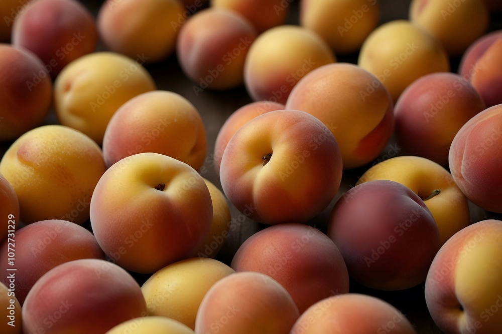 apricots on a white background apricots on a white background