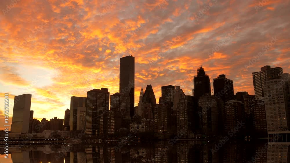 Captivating View of the City during Sunset Captivating View of the City during Sunset