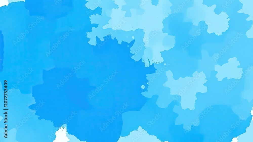 Obraz premium Abstract blue watercolor splash design with a artistic effect, perfect for backgrounds, posters, and print materials, artistic, print