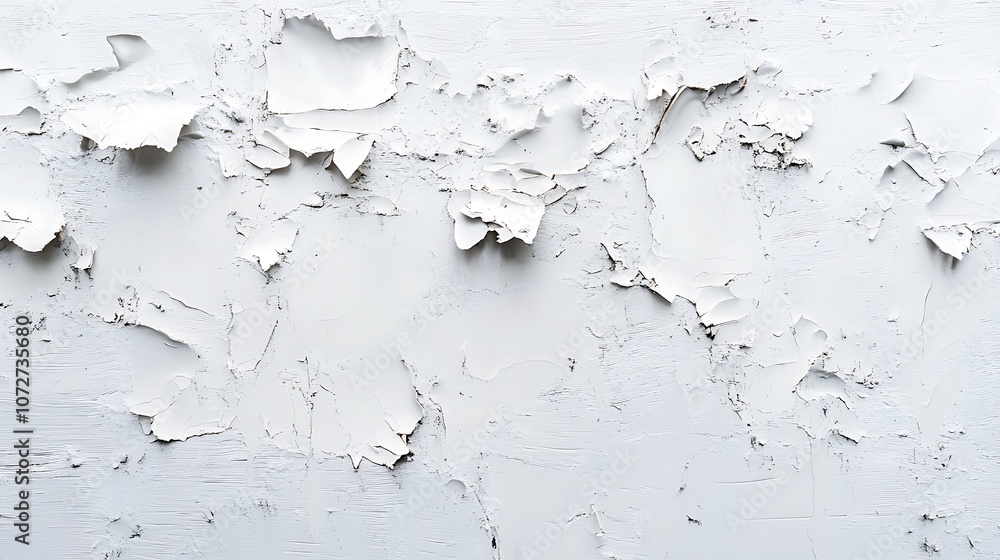 Texture of a white wall with cracks and scratches which can be used as a background Texture of a white wall with cracks and scratches which can be used as a background