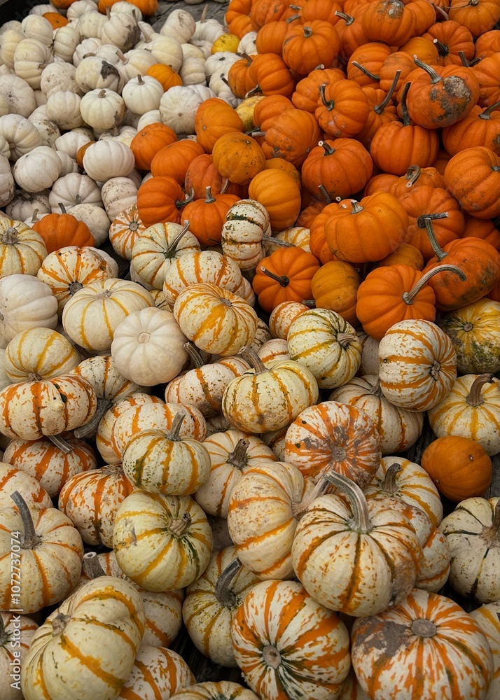Pumpkins in a Michigan Autumn Pumpkins in a Michigan Autumn