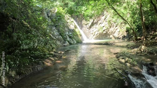 Cascada en las montañas de la Provincia De Los Santos