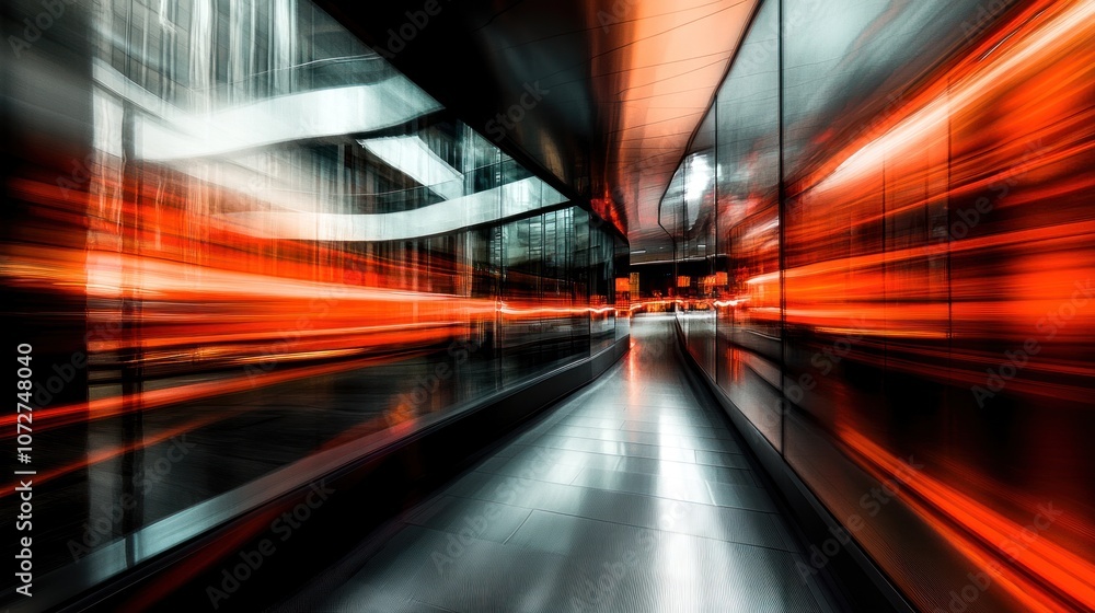 Abstract Motion Blur in Modern Architecture Abstract Motion Blur in Modern Architecture