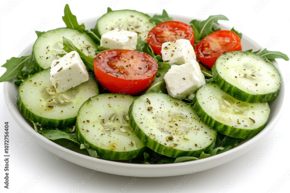 Fresh Salad with Arugula and Cherry Tomatoes Fresh Salad with Arugula and Cherry Tomatoes