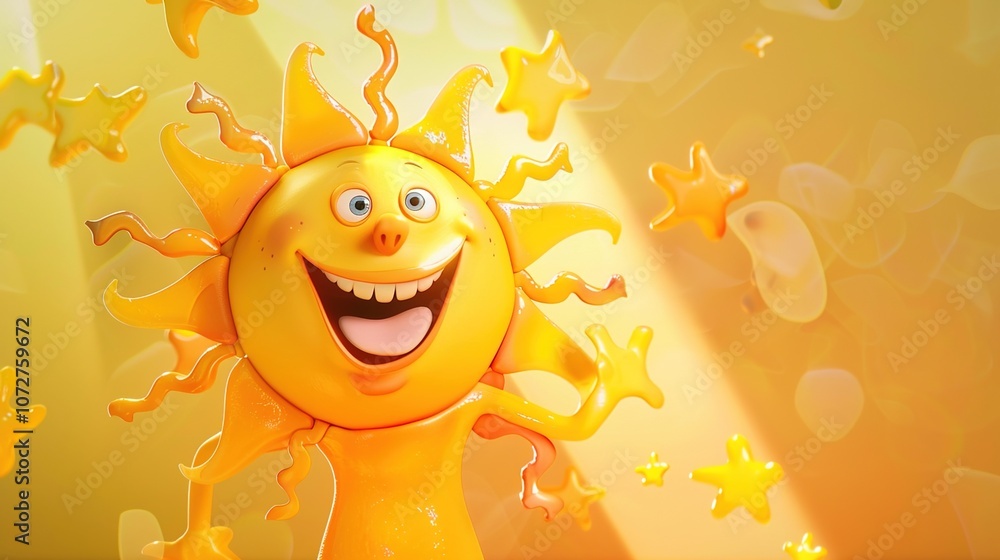 Adorable Cartoon Sun Picture: Bringing Warmth and Cheer Adorable Cartoon Sun Picture: Bringing Warmth and Cheer